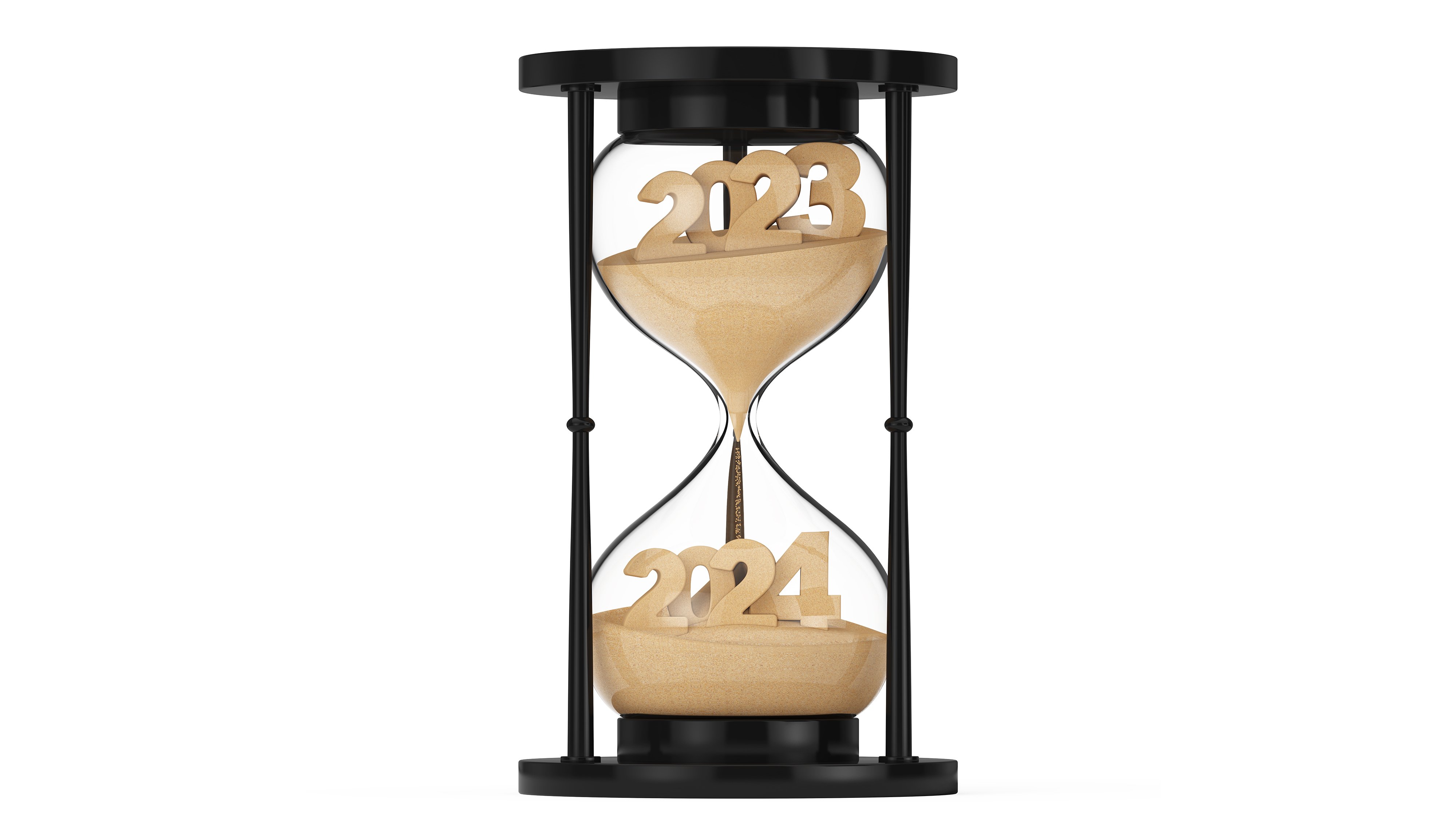 2023 2024 year ahead prediction forecast time sand hourglass