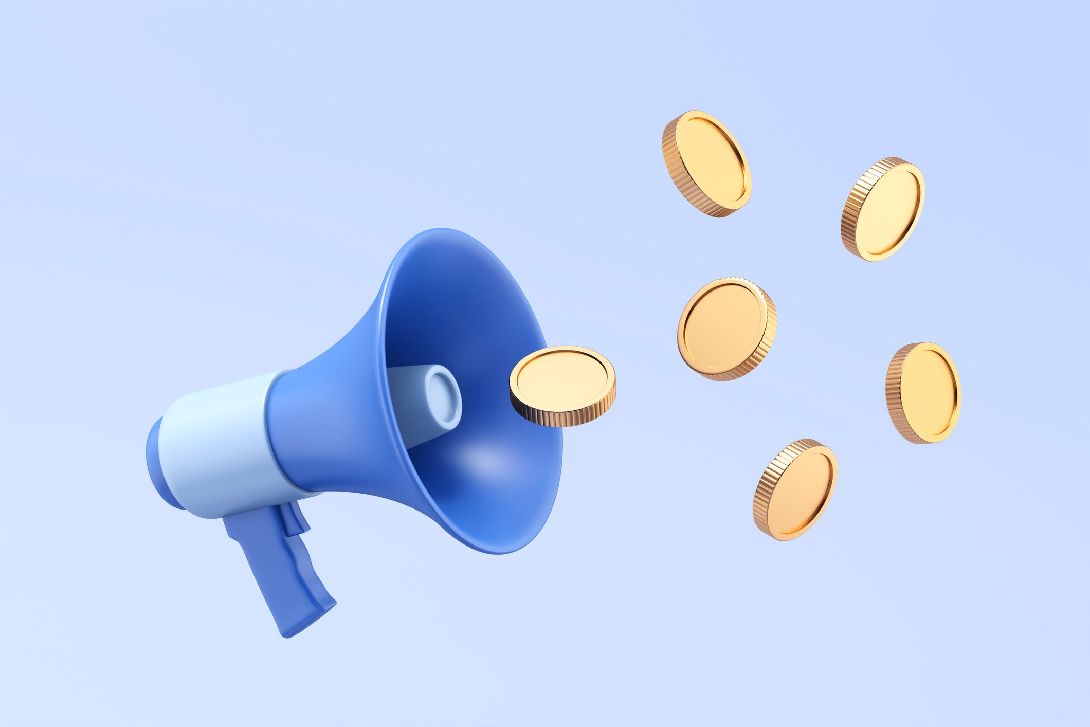 advertising ads money megaphone
