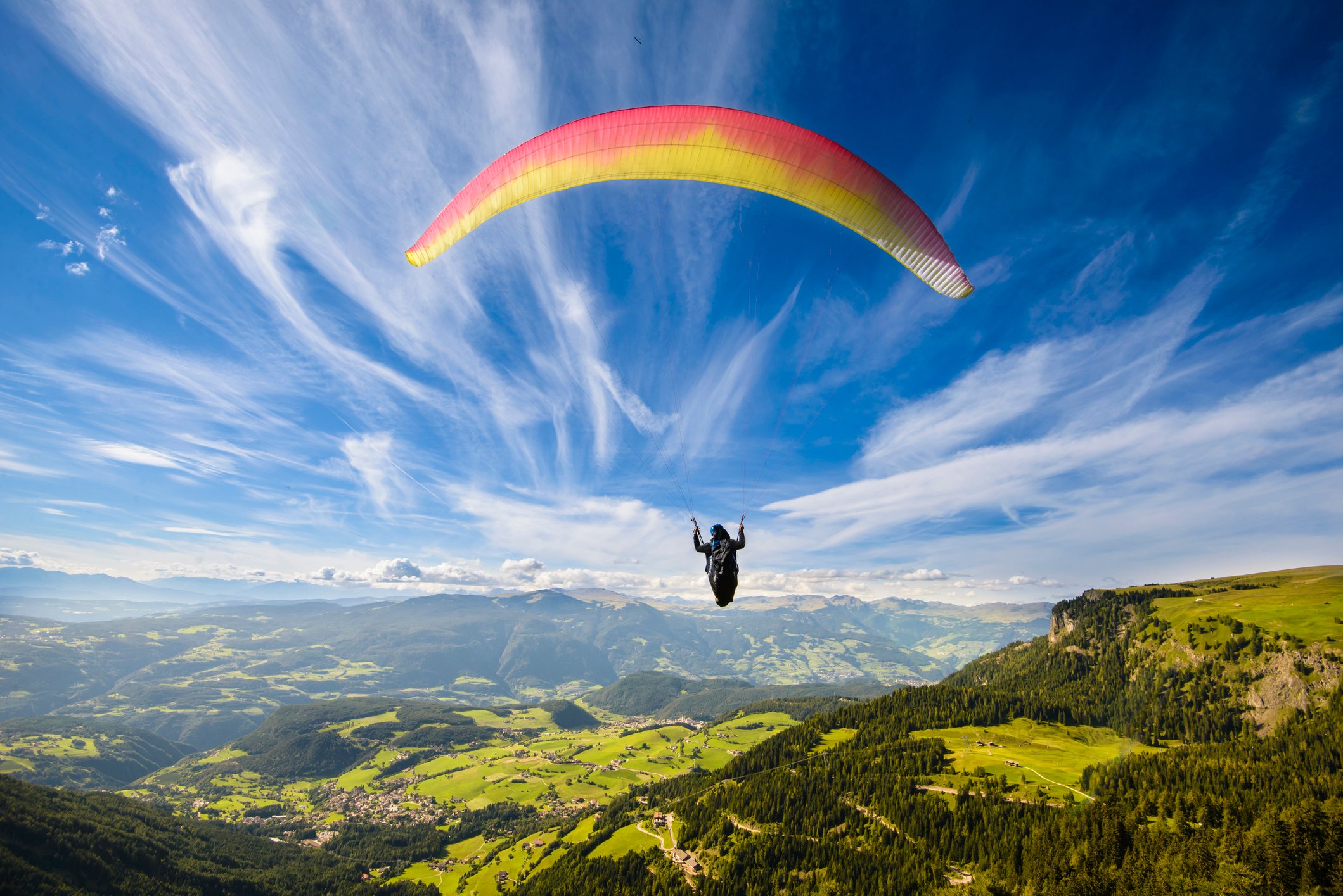 picture of a paraglider