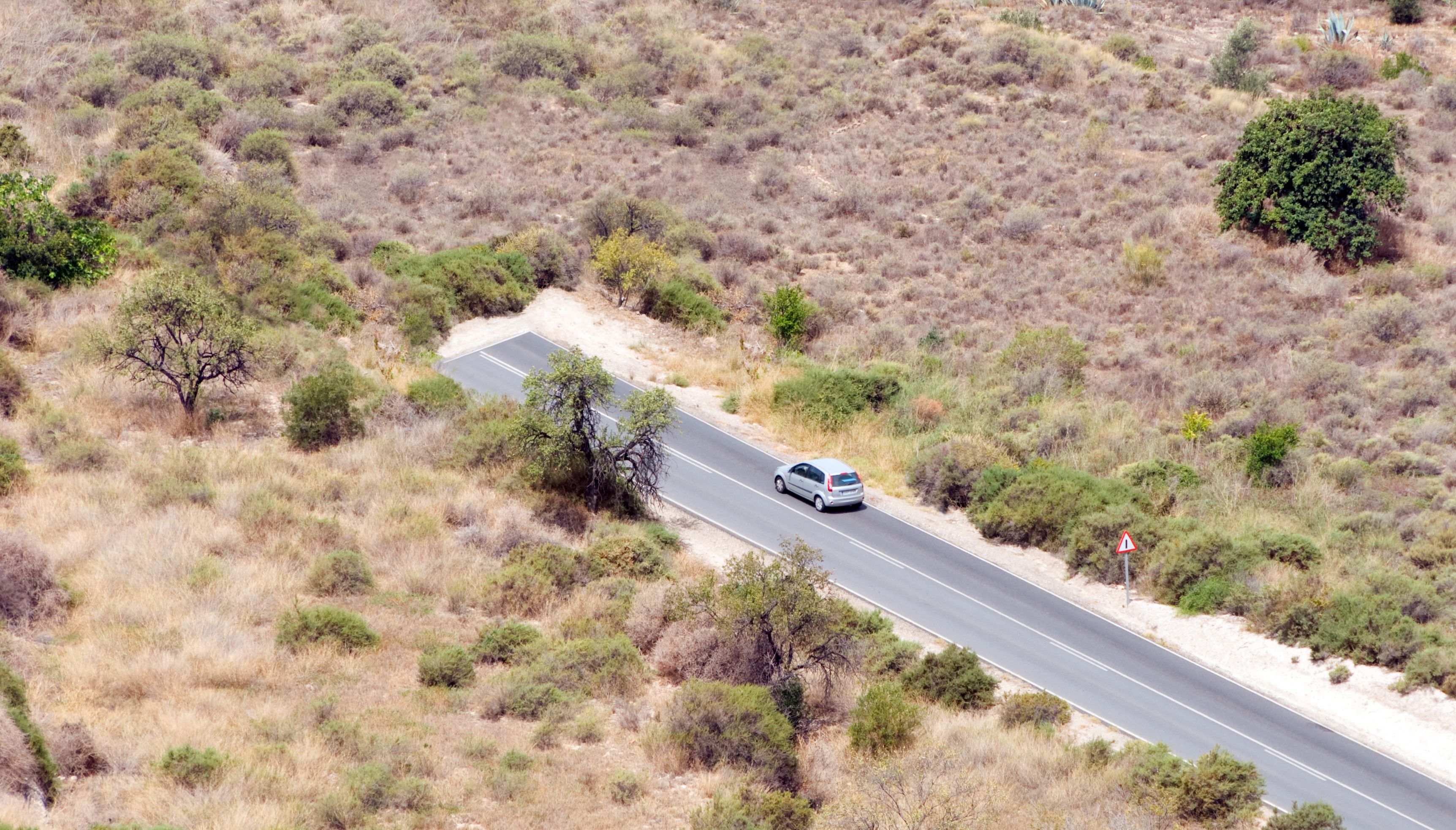 Car reaches the end of the road