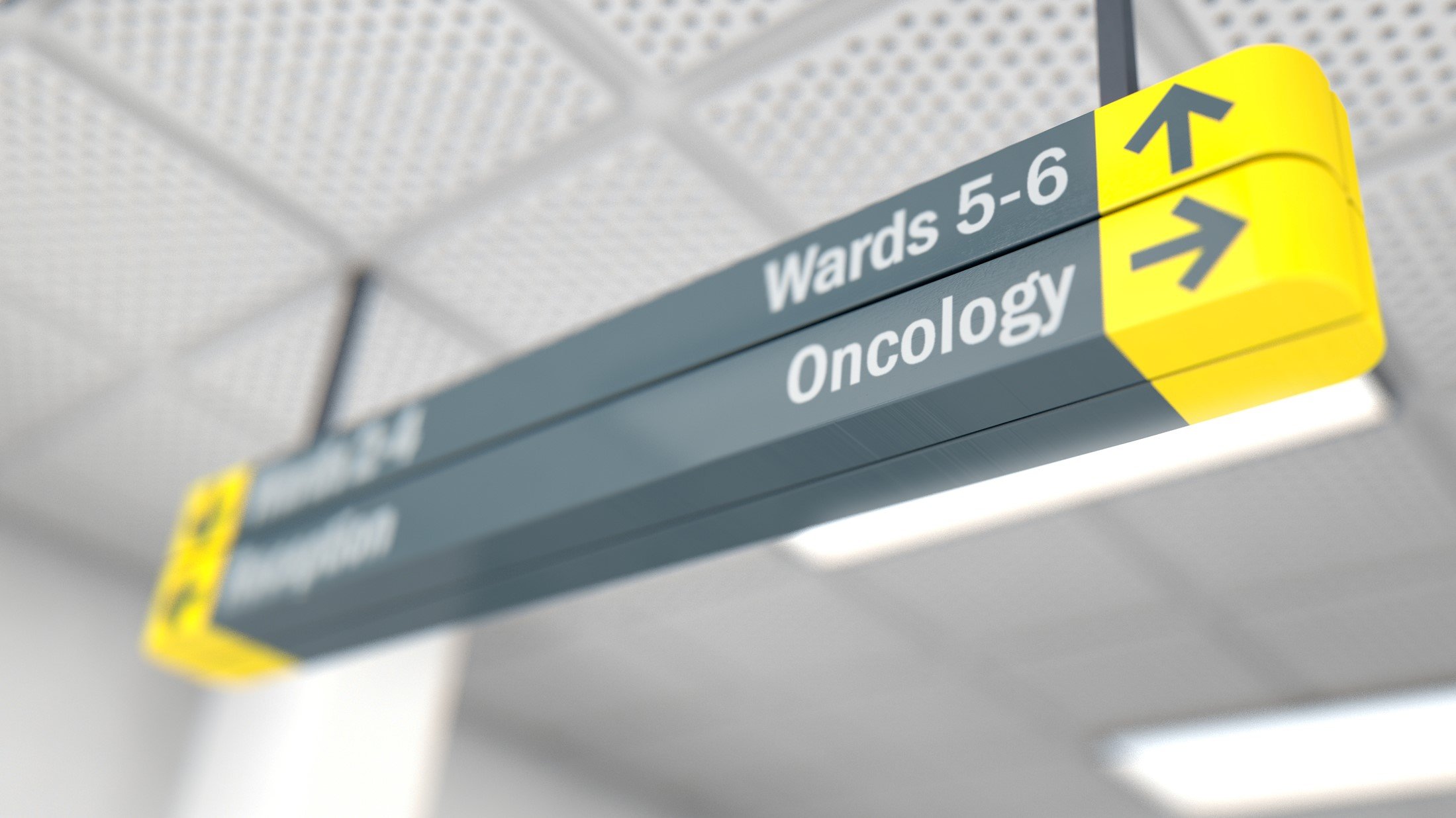 oncology ward sign cancer hospital
