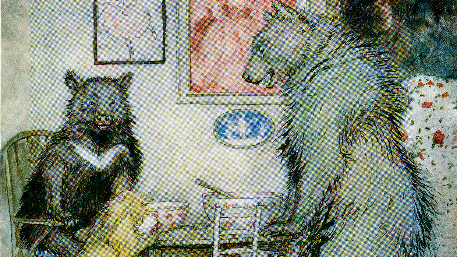 Goldilocks three bears story fairy tale fables