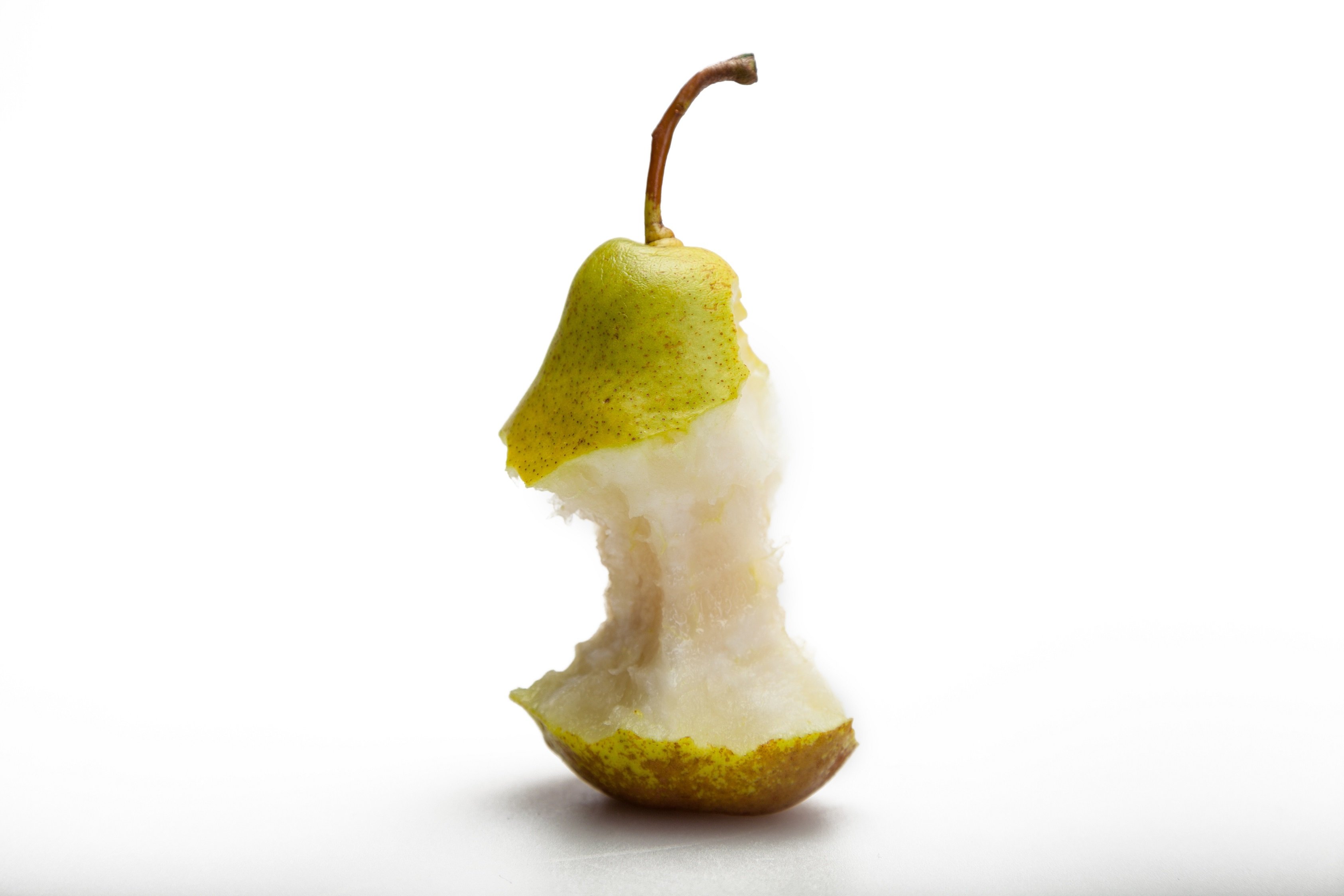 Bitten pear