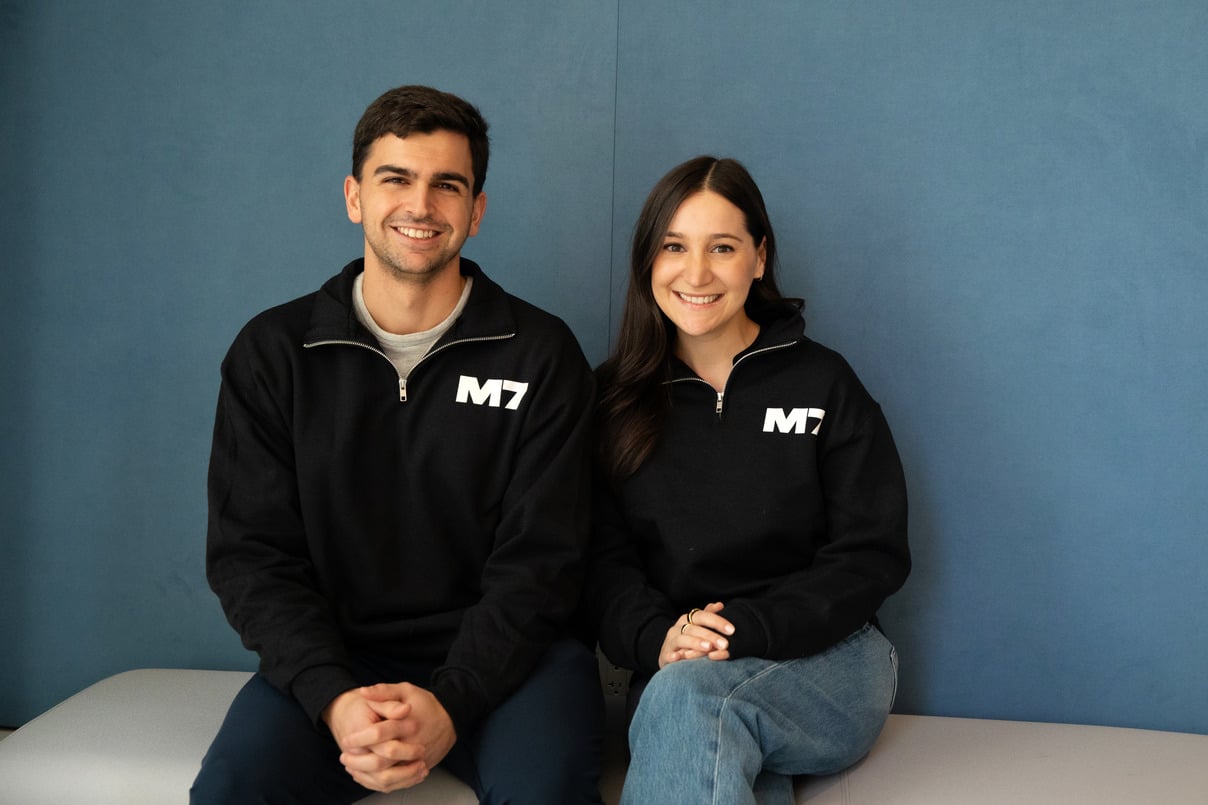 M7 Health co-founders Eric Gruskin left - COO and Ilana Borkenstein CEO