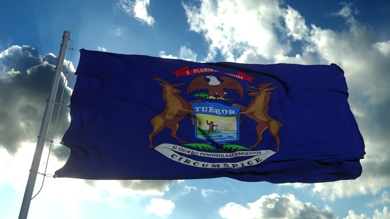Michigan flag