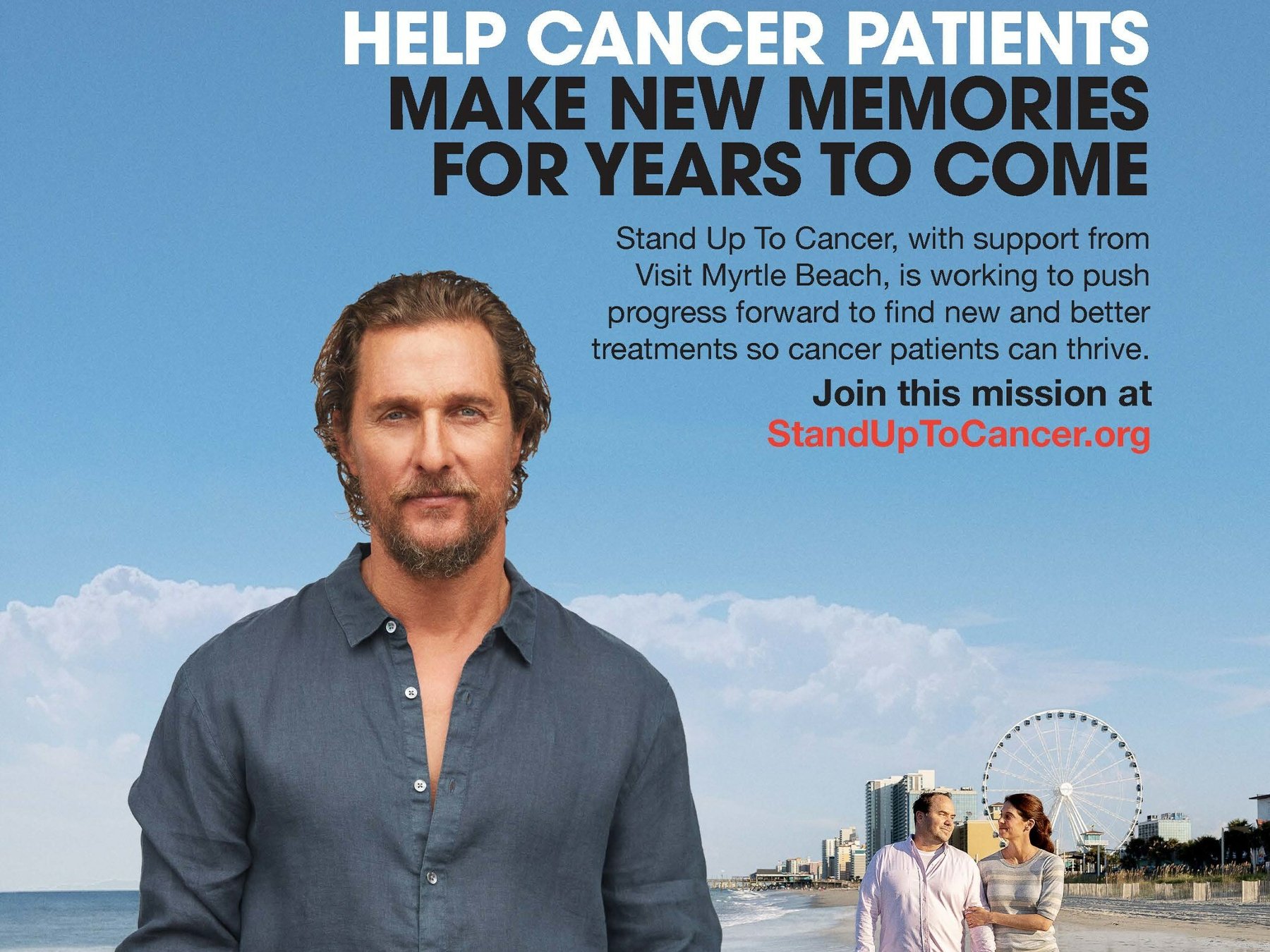 Matthew McConaughey in the Stand Up To Cancer PSA
