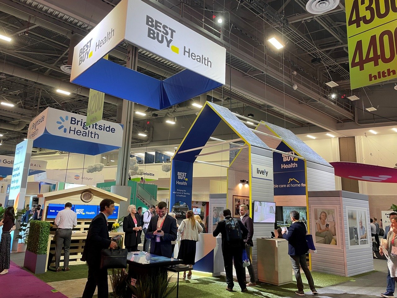 Best Buy Health booth at HLTH 2023
