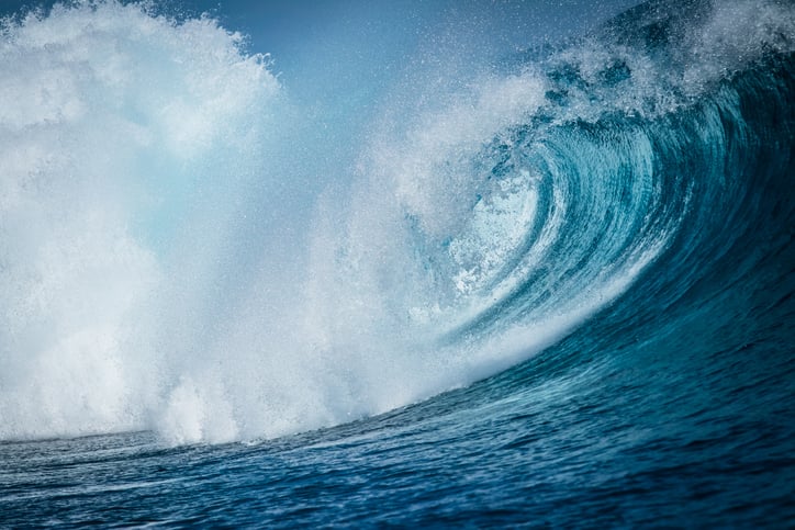 Fiji Cloudbreak wave ocean surf