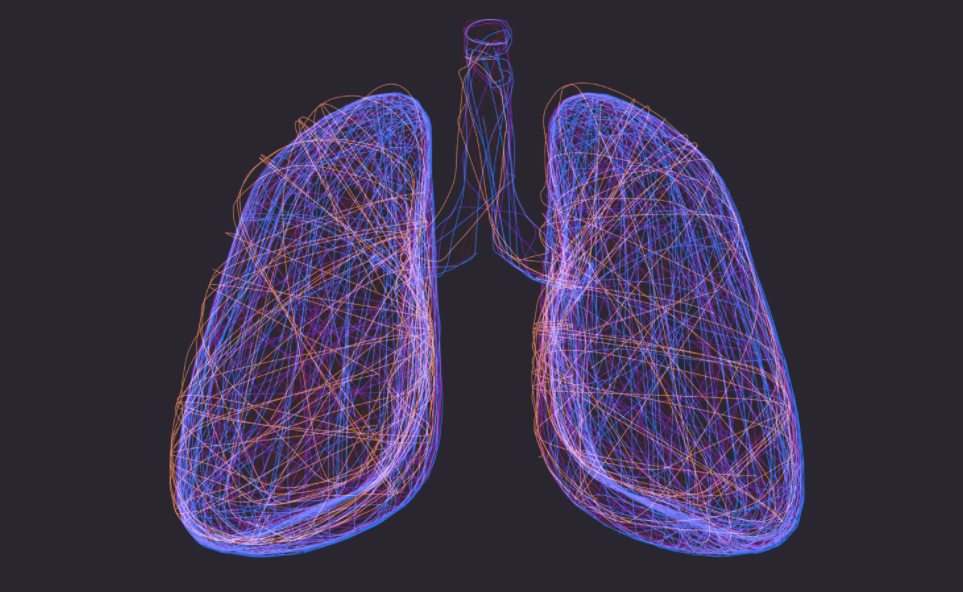 Purple lung Lungprint
