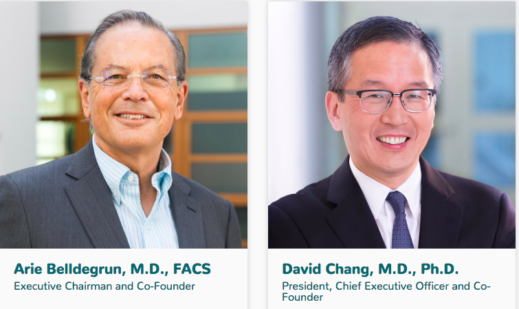 Allogene Therapeutics Co-Founders Arie Belldegrun and David Chang