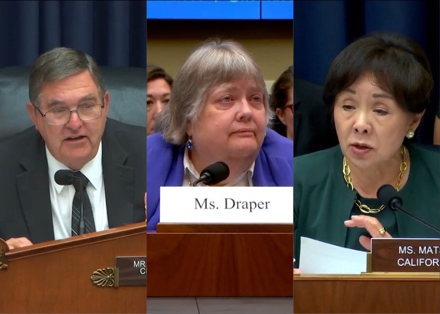 Michael Burgess and Doris Matsui question Debra Draper of GAO at a July 11 2018 hearing