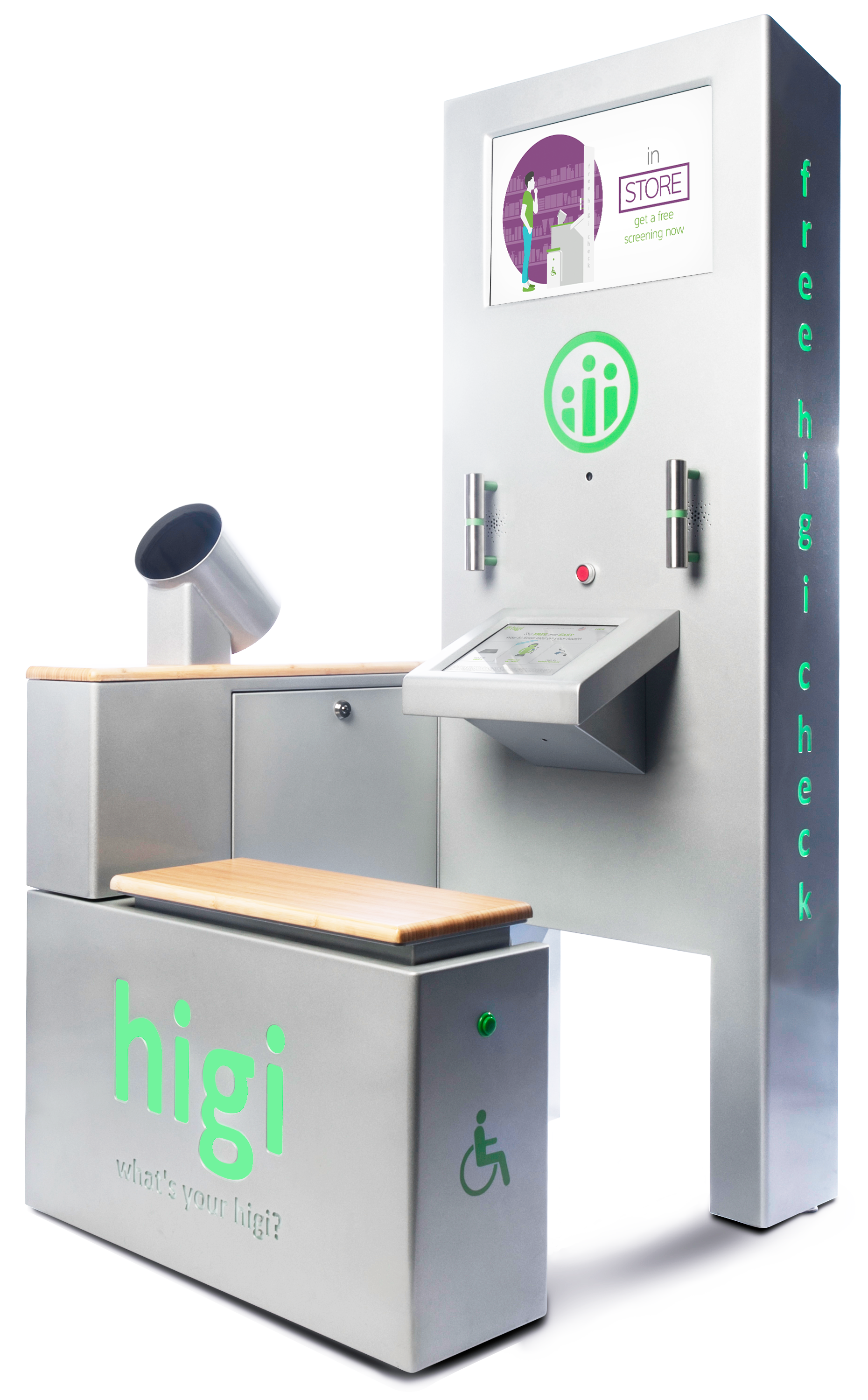 self-service health kiosks developed by startup Higi