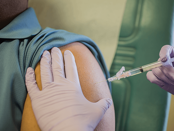 BD vaccine syringe