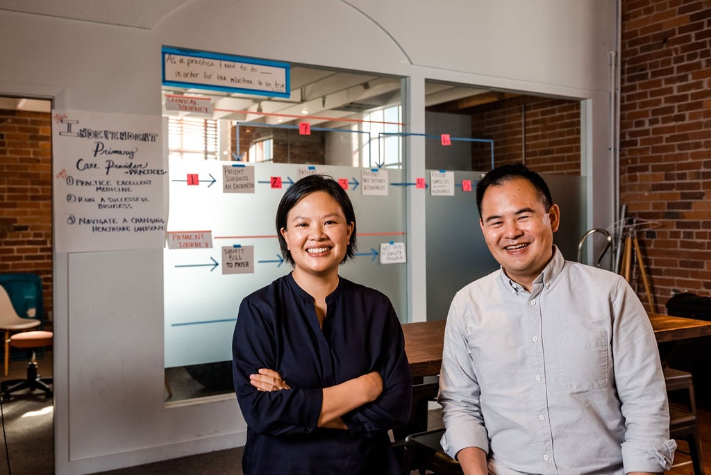 Elation Health co-founders Kyna Fong and Conan Fong