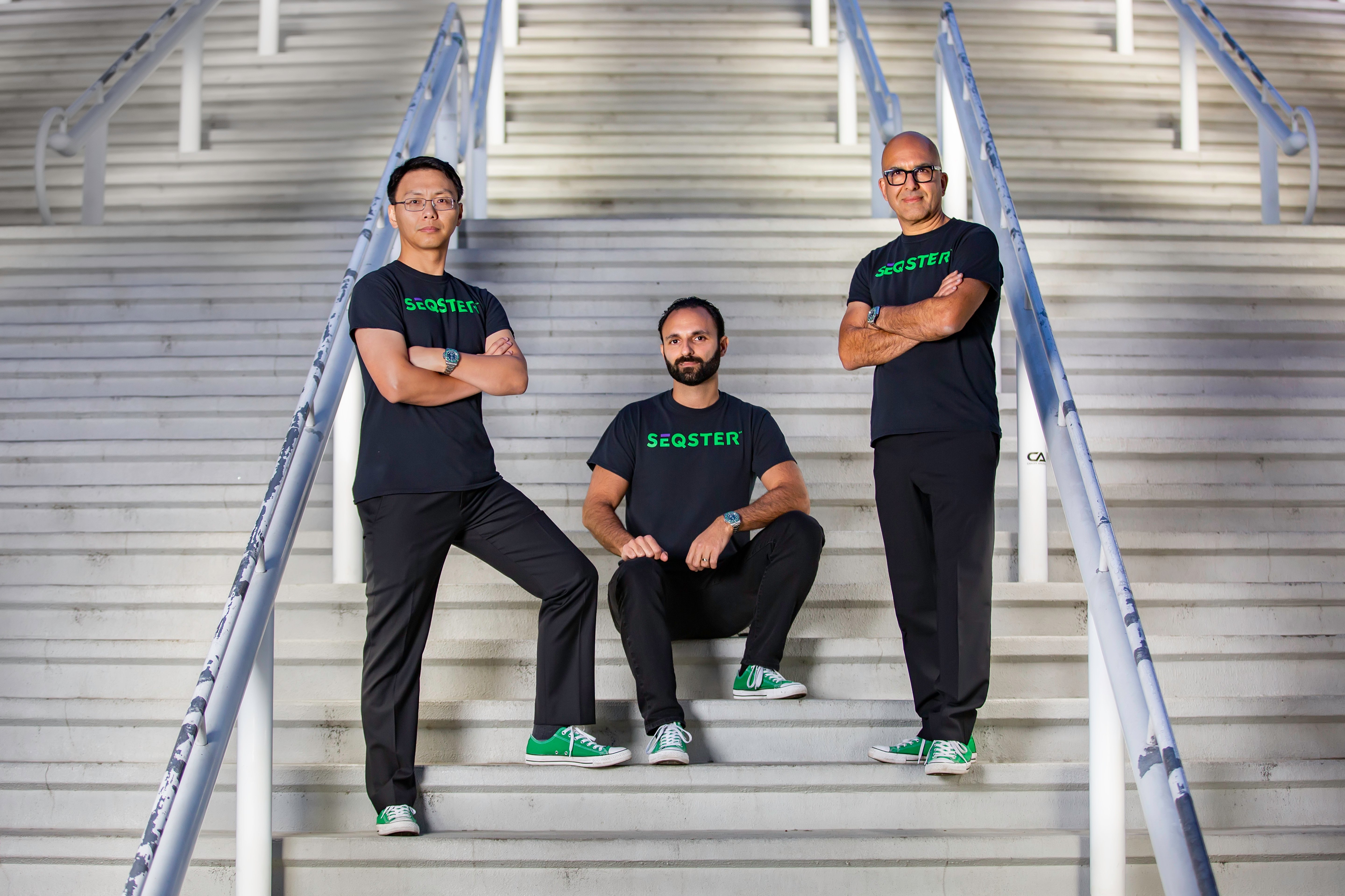 Three co-founders of Seqster