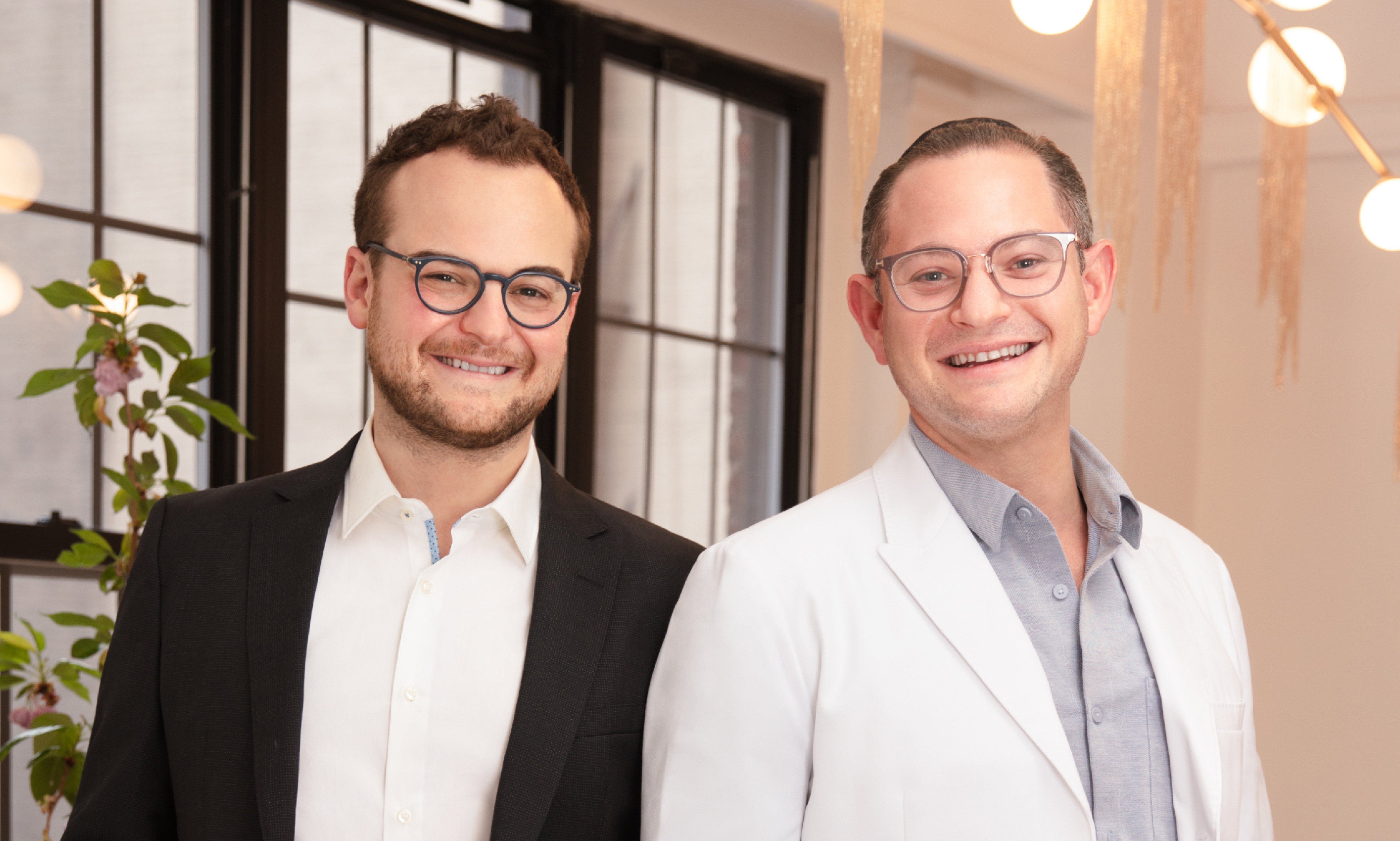 Avi Dorfman co-founder and CEO of Clearing and Dr Jacob Hascalovici co-founder and chief medical officer