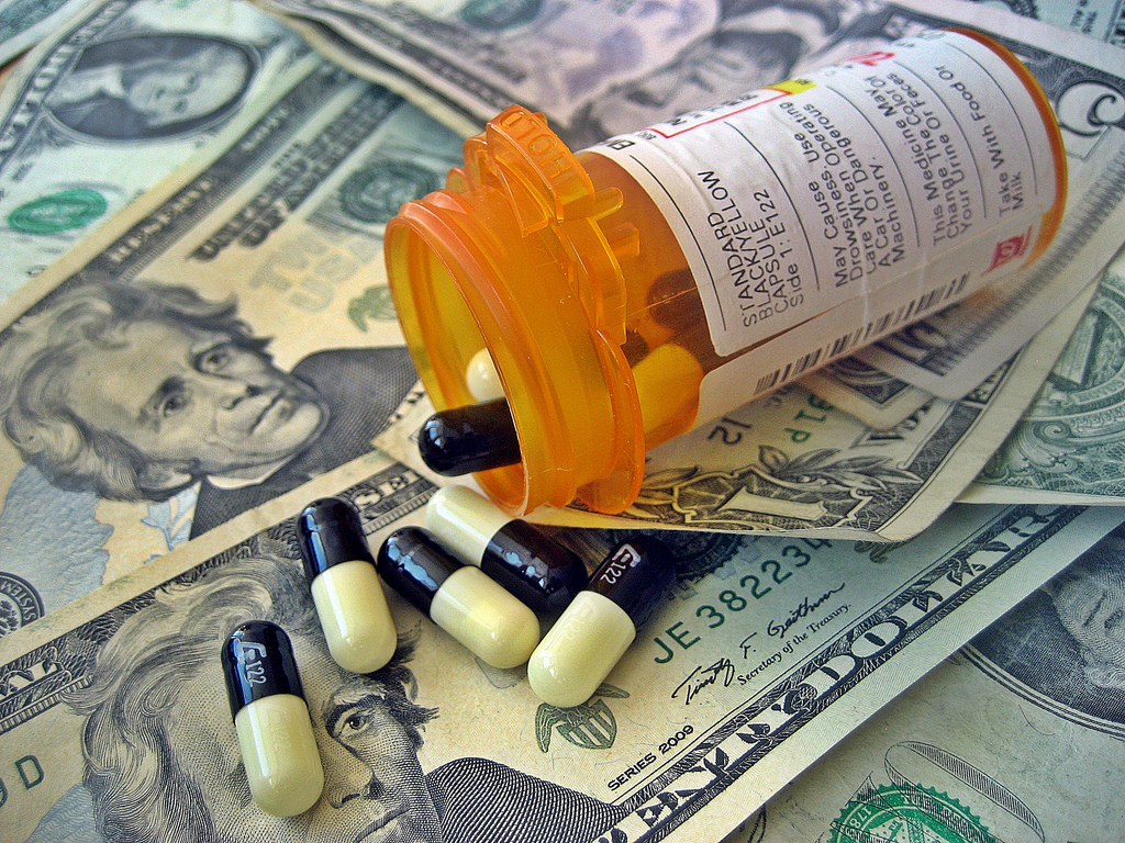 Prescription Drugs and Money image