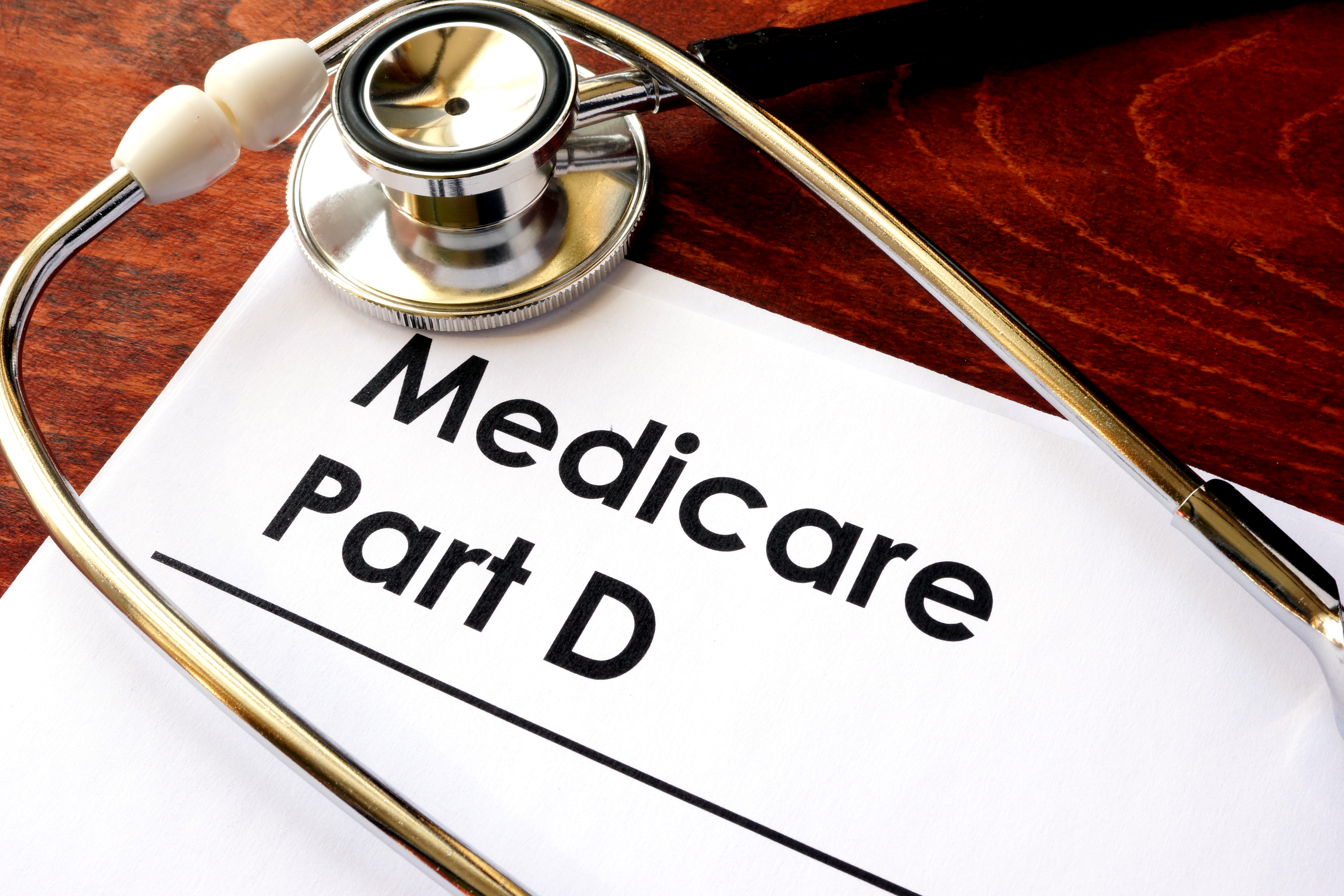 A document that reads Medicare Part D