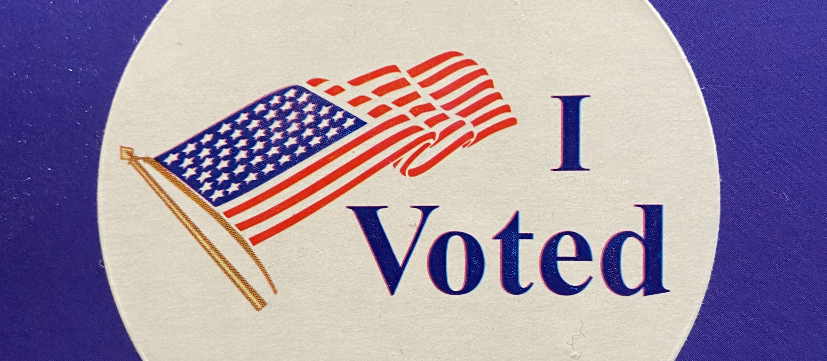 I Voted sticker 