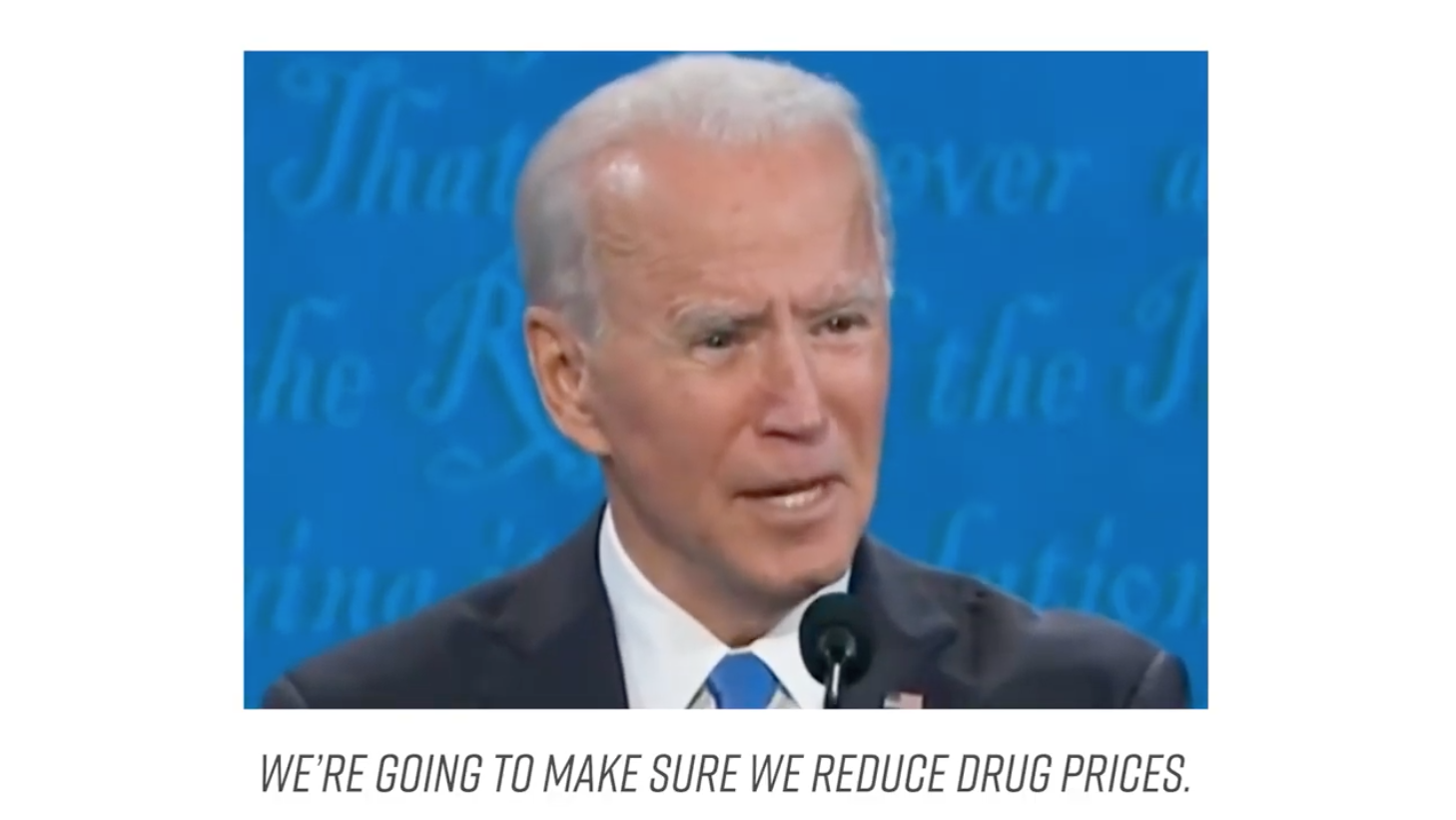 Patients for Affordable Drugs TV ad Joe Biden screenshot