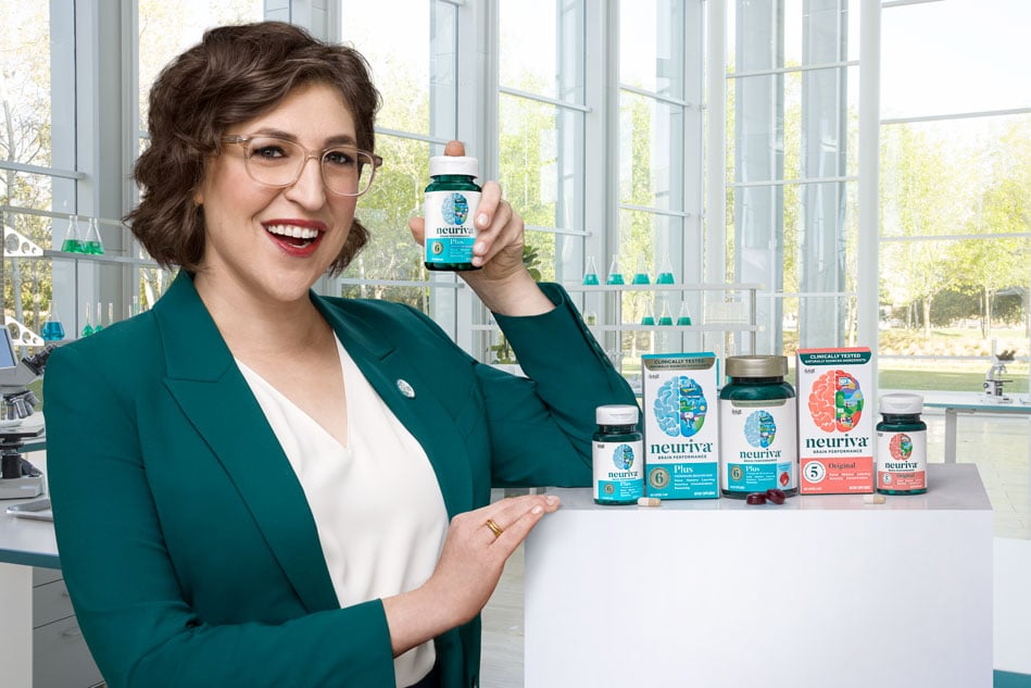 Reckitt ad campaign for Neuriva with actress Mayim Bialik