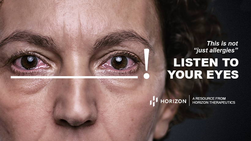 Horizon thyroid eye disease campaign art