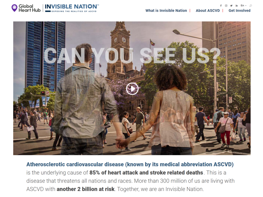 Invisible Nation Novartis Heart Disease Campaign
