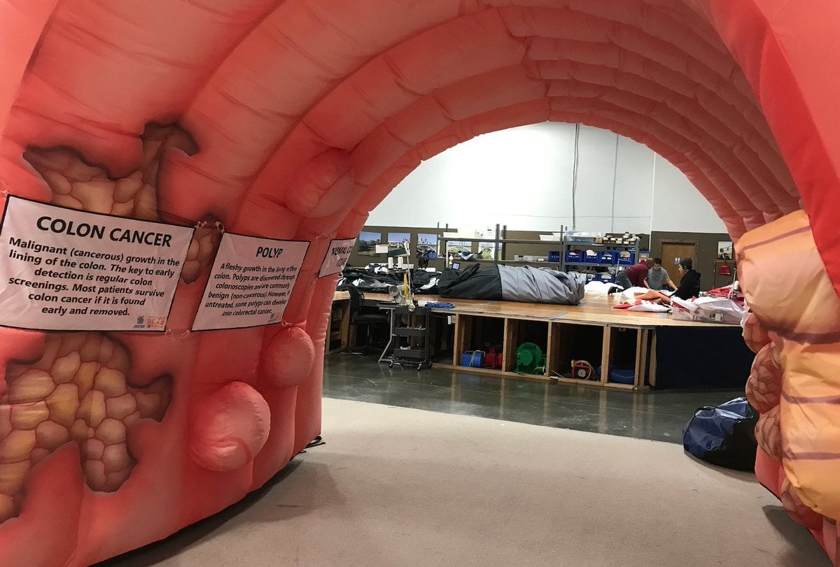 Salix Pharmaceutical donated inflatable colon