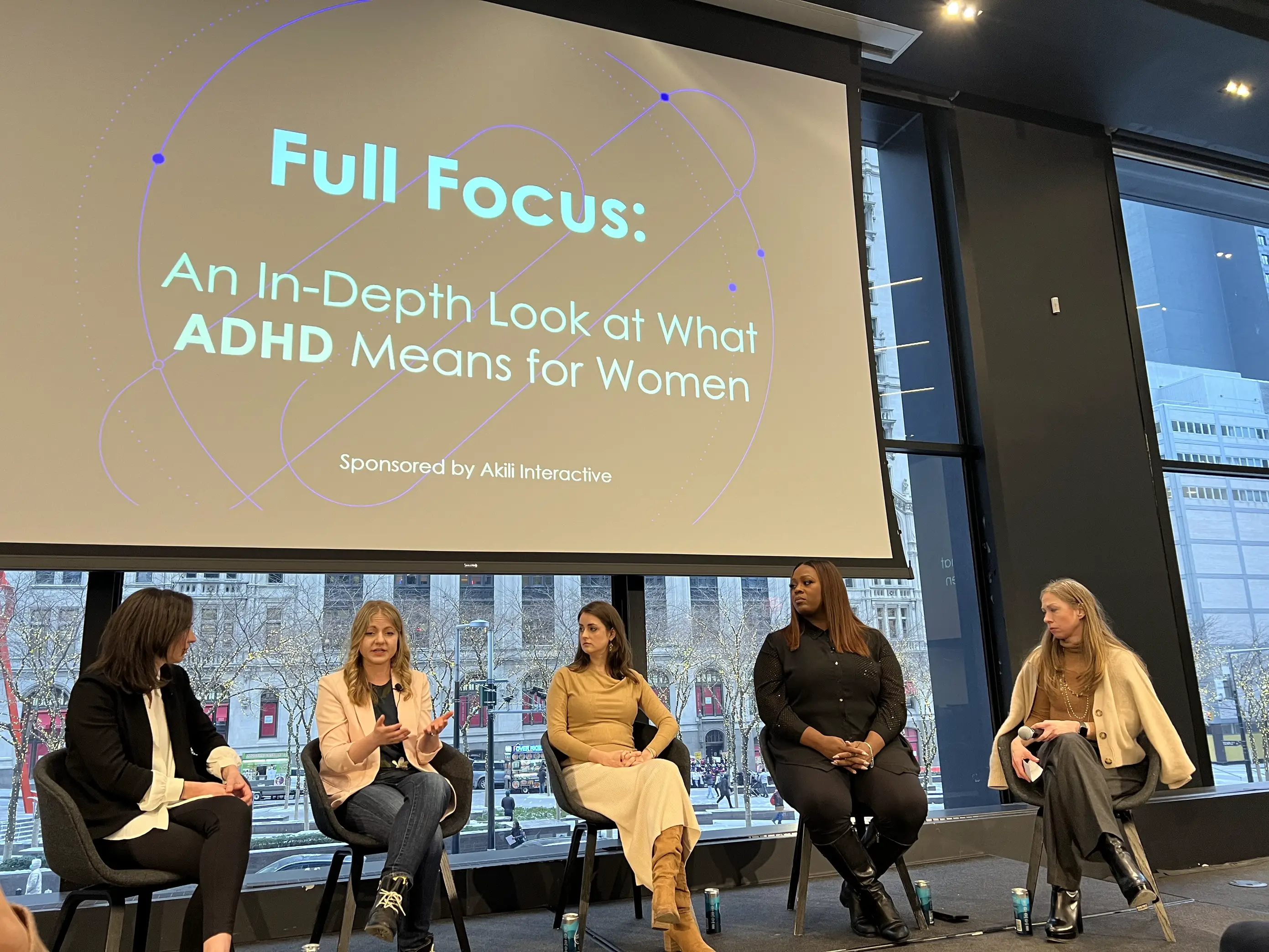 Panelists discuss the topic of ADHD in women in New York City