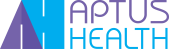 aptus health logo purple and blue 