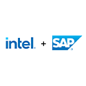 Intel + SAP Logo Intel + SAP Logo