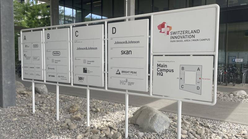 Basel Innovation Hub sign