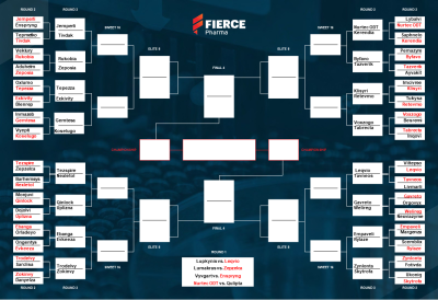 Click to print and tweet predictions to @FiercePharma. 