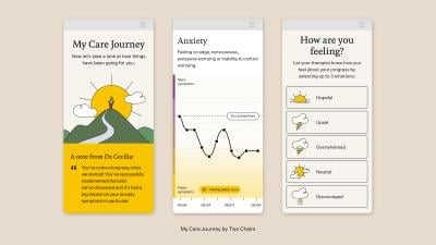 Screenshot of new Two Chairs dashboard