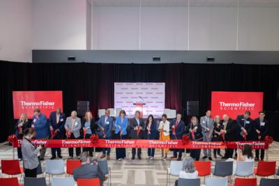 Thermo Fisher Mebane NC ribbon cutting