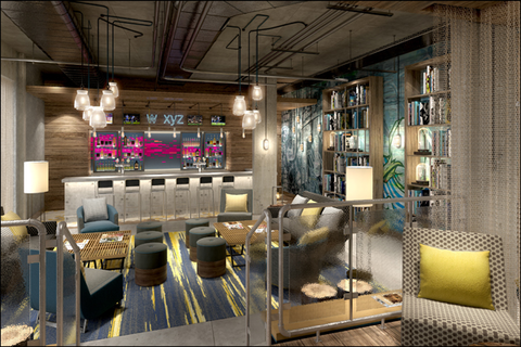 Aloft Brighton WXYZ Bar