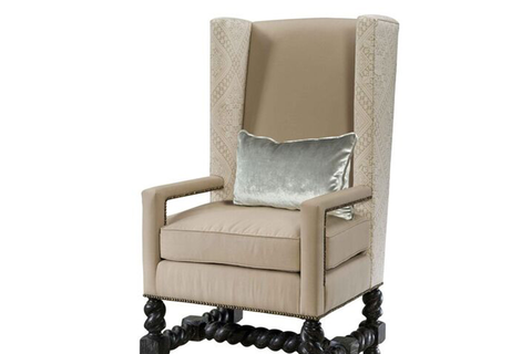 Dining wing chair by Blue Leaf Hospitality