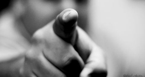 Black & White Pointing Finger pointing finger generic art