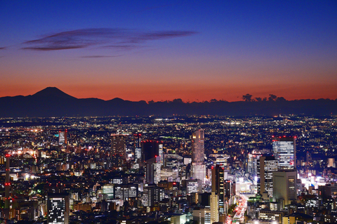 Tokyo City with Mt.Fuji