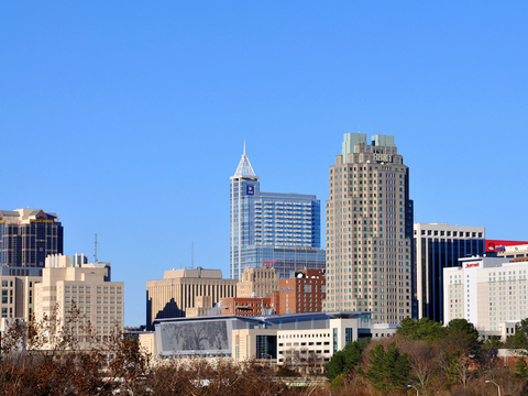 Raleigh skyline
