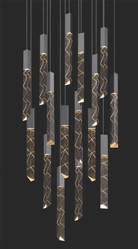Trinity and Rain pendants