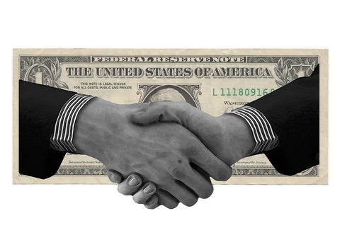 Money Handshake