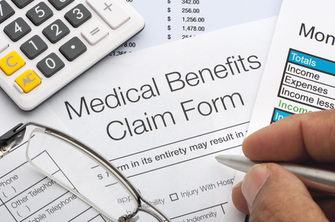 Insurance claims form documents