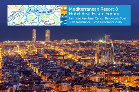 Barcelona Skyline Barcelona will host the Mediterranean Resort and Hotel Real Estate Forum
