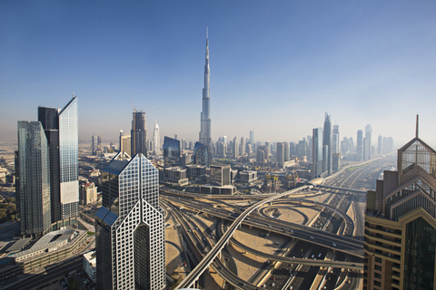 Dubai The Dubai skyline