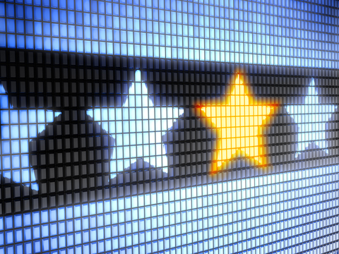 online doc hospital ratings line of stars
