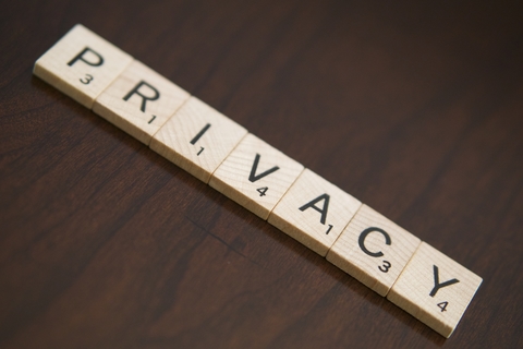 Privacy Privacy written in tiles
