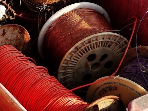 Copper wire spools copper wiring legacy networks