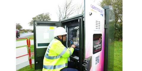 BT Openreach broadband cabinet Openreach superfast broadband