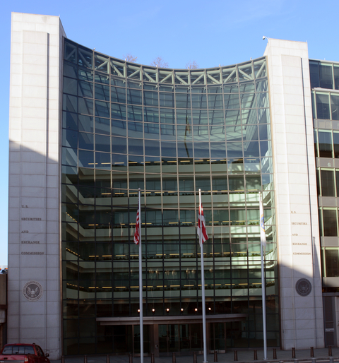 US Security and Exchange Commission Office SEC office in in Washington, D.C.